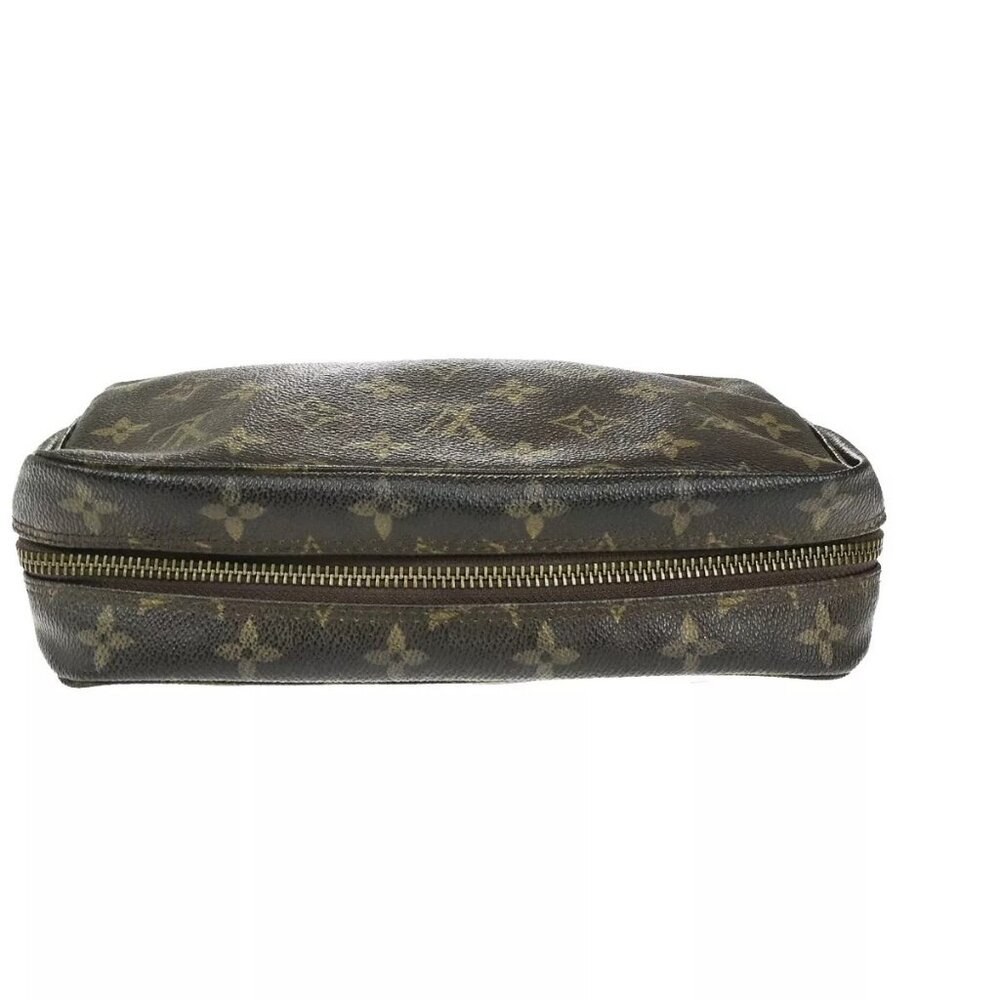 LOUIS VUITTON Trousse Toilette 23 Clutch Hand Bag Monogram Brown - Picture 6 of 16